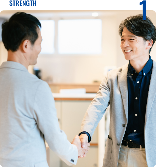 専門領域に特化したマッチング力